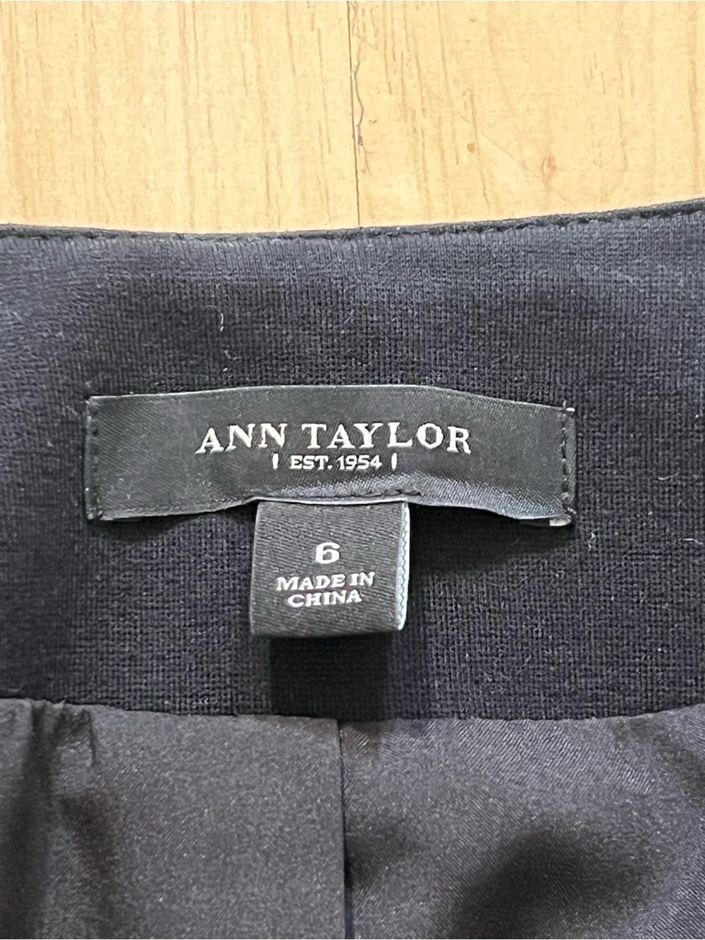 Ann Taylor Jacket Womens Size 6 Black White Herringbone Moto Blazer Coat Career - Picture 4 of 10